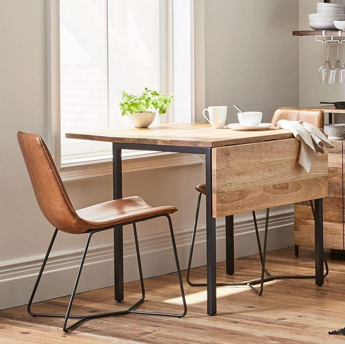 Extendable Metal Table Extendable Dining Table Wood And Metal