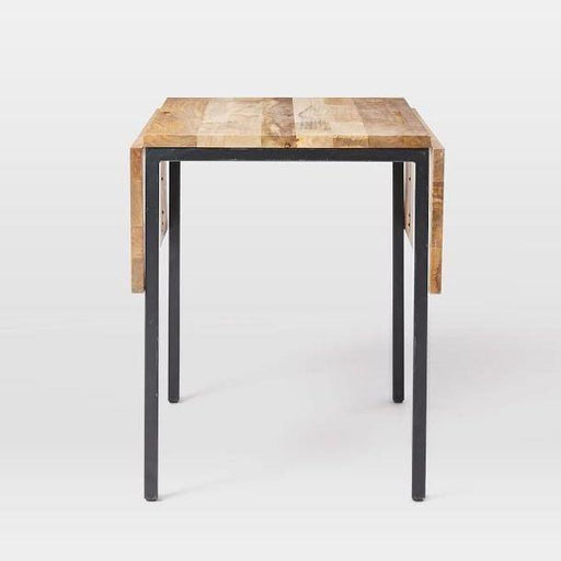 Buy Dining Table - Wood & Metal Expandable Dining Table | Wood Extension Table by The home dekor on IKIRU online store