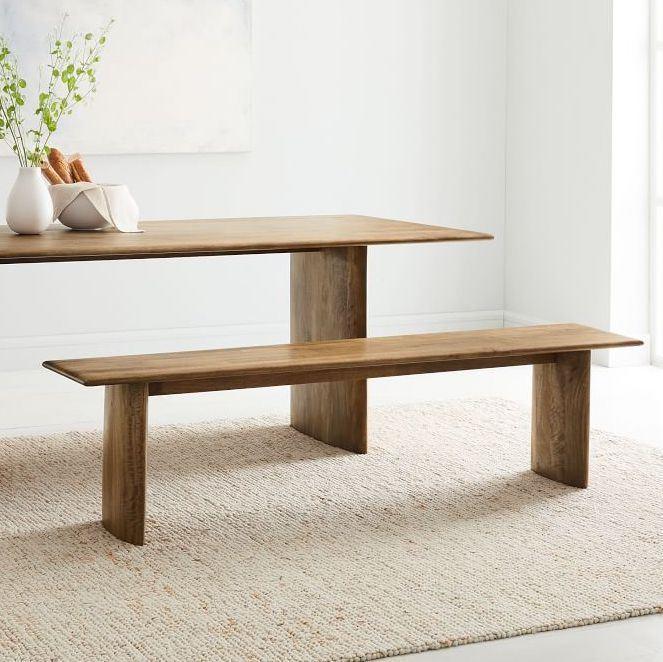 Buy Dining Table - Wooden Dining Table With Benches For Dining Room & Home Furniture by The home dekor on IKIRU online store