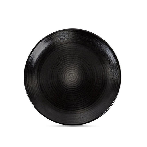 Buy Dinner Plates - Ceramic Black Quarter Plate | Luxury Serveware For Dining Table by Home4U on IKIRU online store