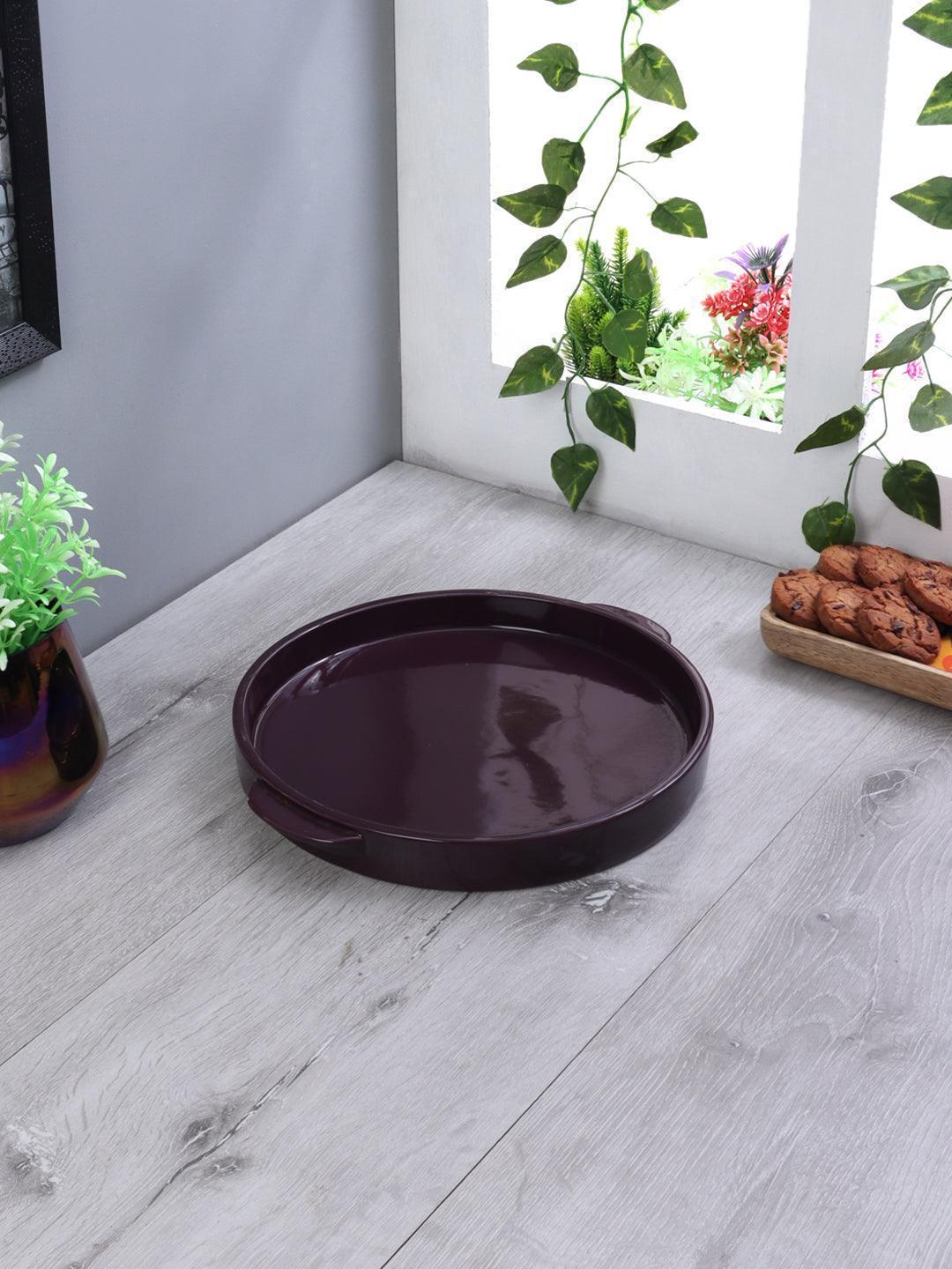 Buy Dinner Plates - Ceramic Round Pizza & Pasta Serving Dish | Gifting Plate by Amaya Decors on IKIRU online store