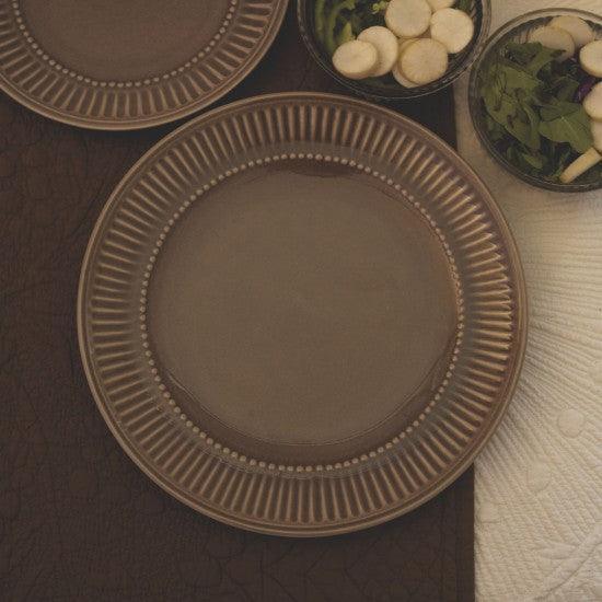 Buy Dinner Plates - Dopeheri Ceramic Grey Dining Plate | Serving Platter For Home & Restaurants by Courtyard on IKIRU online store