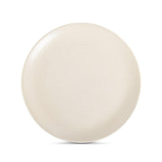 Buy Dinner Plates - Mizo Round Ceramic Dinner Plate | Cream Color and Ribbed Texture Large Size by Home4U on IKIRU online store