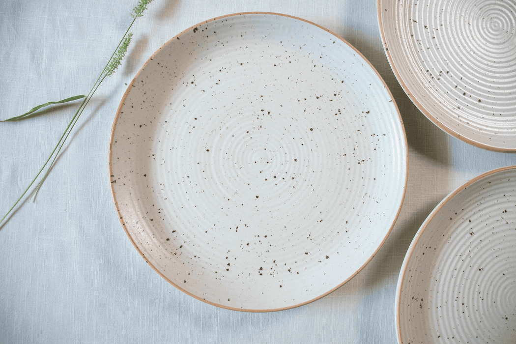 Buy Dinner Plates - Rann Round Off White Dinner Plate Set Of 2 For Home & Restaurant | Stylish Gifting Plates by The Table Fable on IKIRU online store