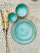 Buy Dinner Set - Winter Turquoise Plates and Bowls - Set of 4 by Earthware on IKIRU online store