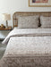 Buy Dohar - Grey Printed Cotton Dohar | Summer Blanket Bedspread For Bedroom by House this on IKIRU online store
