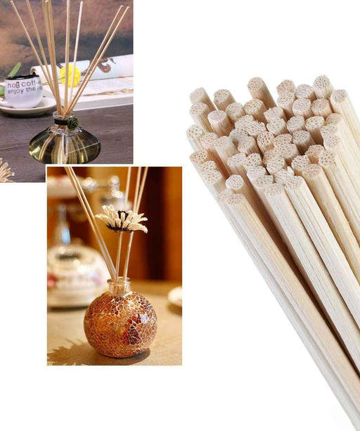 Buy Dried Flowers & Fragrance - Natural Ceramic Rattan Reed Sticks For Aroma Oil Diffuser Pack of 100 Sticks by Purezento on IKIRU online store
