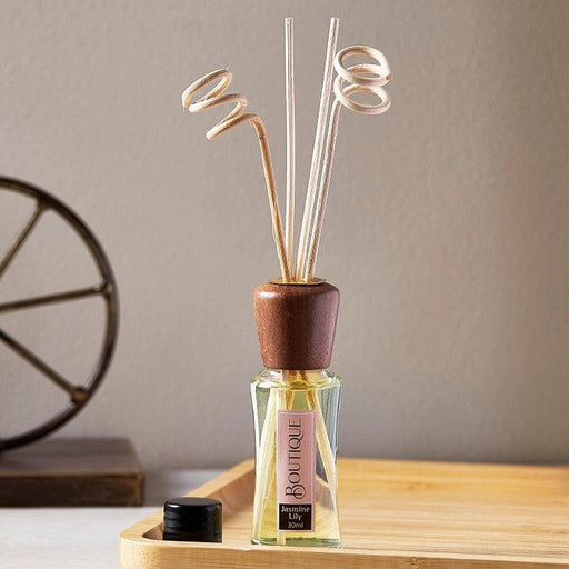 Buy Dried Flowers & Fragrance - Spiral Natural Rattan Reed Fragrance Diffuser Pack Of 25 Sticks by Purezento on IKIRU online store