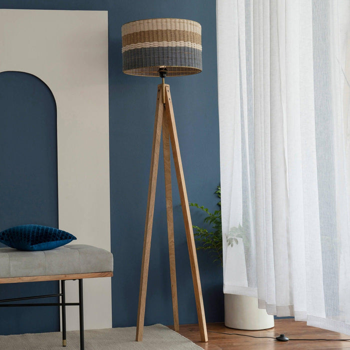 Buy Floor Lamp - Arachne Wooden Floor Lamp by Orange Tree on IKIRU online store