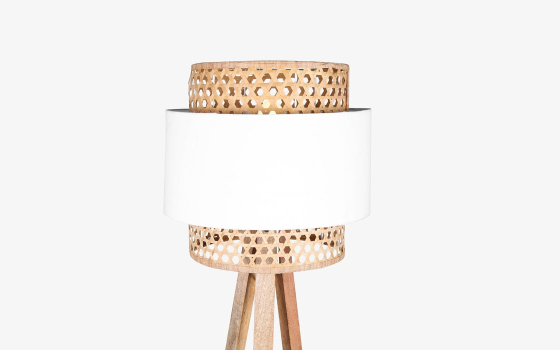 Buy Floor Lamp - Bamboo Wooden Floor Lamp Light | Standing Lamp For Home Decor by Orange Tree on IKIRU online store
