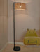 Buy Floor Lamp - Black Standing Floor Lamp with Rattan Cane Lampshade by Fos Lighting on IKIRU online store