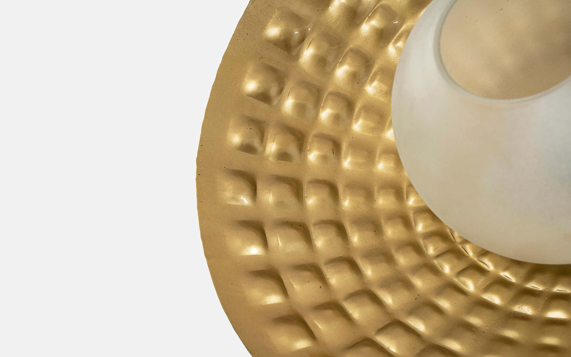 Buy Floor Lamp - Decorative Golden Floor Lamp | Modern Metal & Glass Standing Light For Home And Decor by Orange Tree on IKIRU online store