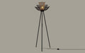 Buy Floor Lamp - Mallawi Metallic Black Mild Steel Floor Lamp Light For Living Room And Bedroom by Orange Tree on IKIRU online store