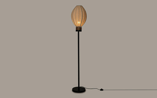 Buy Floor Lamp - Modern Black Metal And Wood Floor Lamp Light For Home And Festive Decor by Orange Tree on IKIRU online store