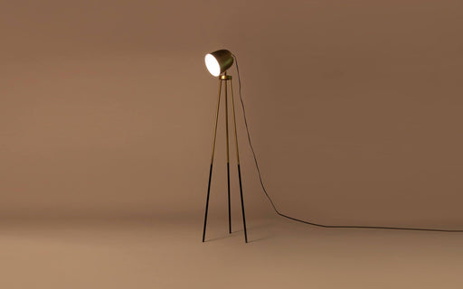 Buy Floor Lamp - Modern Metallic Floor Lamp | Standing Light on Tripod Base For Home & Party Decor by Orange Tree on IKIRU online store