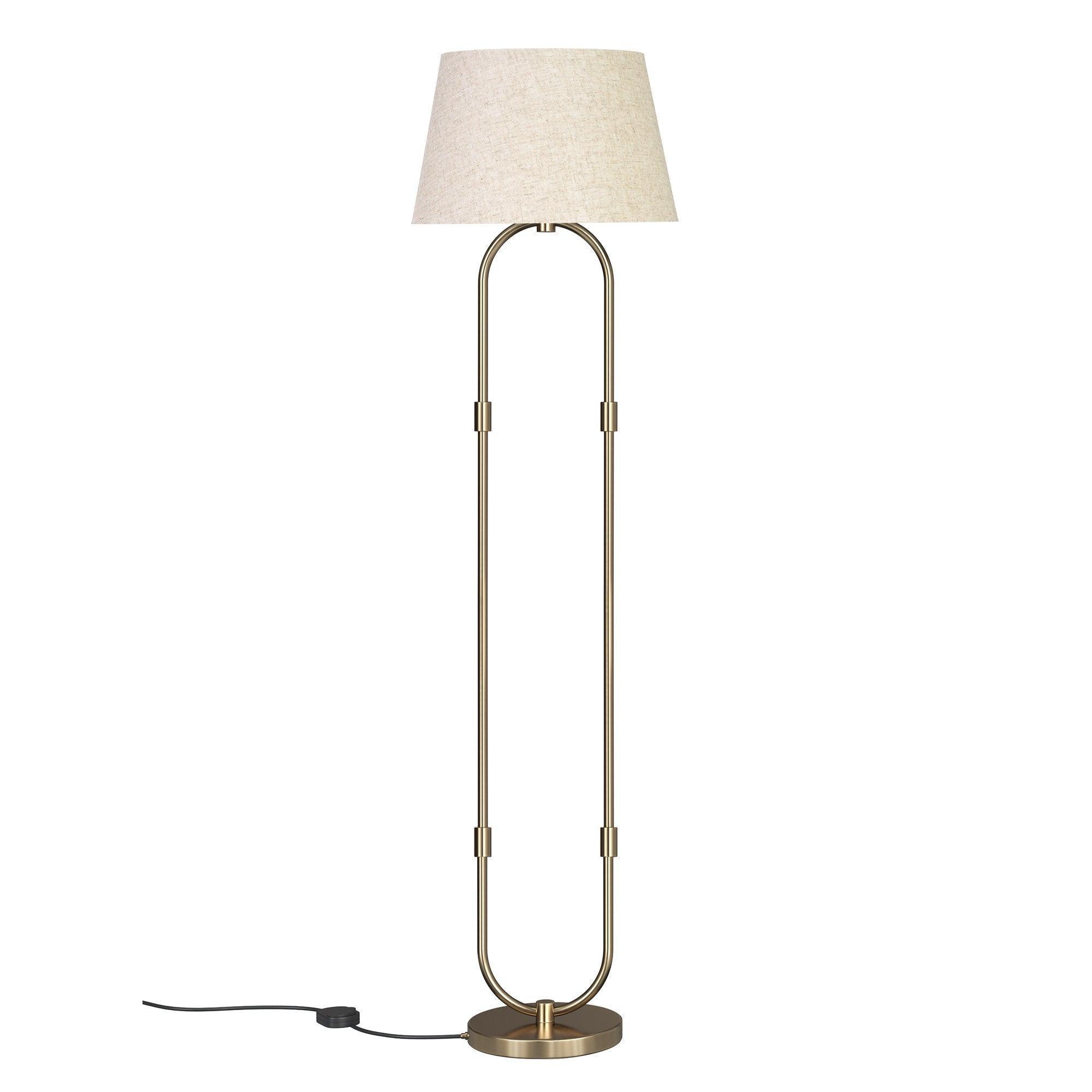 Buy Floor Lamp - Modern Standing Floor Lampshade Gold | Aluminum Standing Lamp by KP Lamps Store on IKIRU online store