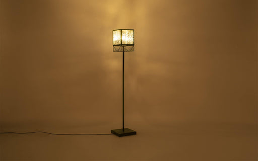 Buy Floor Lamp - Sheesh Modern Metallic & Glass Floor Lamp | Gold Finish Standing Light For Decor by Orange Tree on IKIRU online store