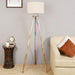 Buy Floor Lamp - Wooden Floor Lamp For Living Room Bedroom Office | Nature Inspired Look by Pristine Interiors on IKIRU online store