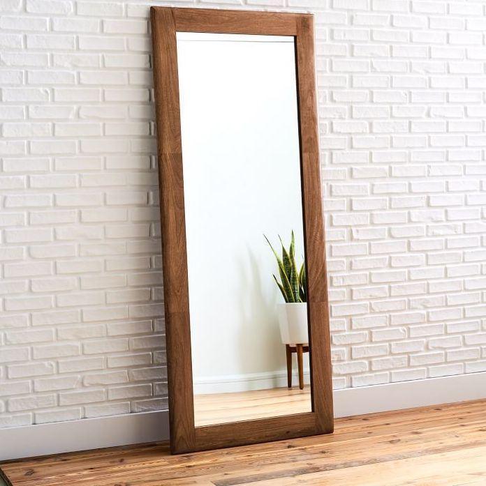 Buy Full Length Rectangular Floor Mirror Wooden Standing Mirror