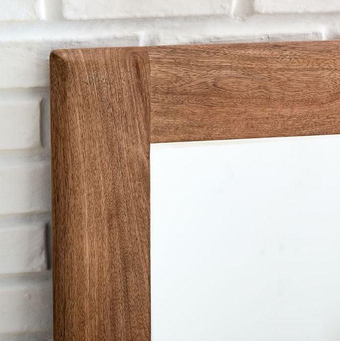 Buy Floor Mirror - Full Length Rectangular Floor Mirror | Wooden Frame Standing Mirror For Home by The home dekor on IKIRU online store