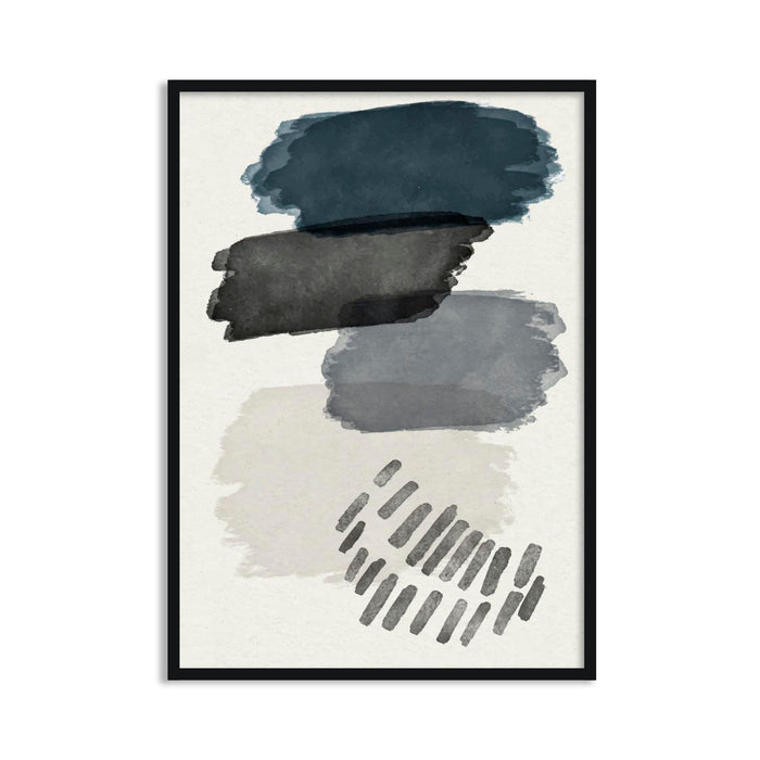 Buy Frames - Abstract Painting Framed Wall Art For Living Room Bedroom and Home Decor-Dull Strokes 1 by The Atrang on IKIRU online store
