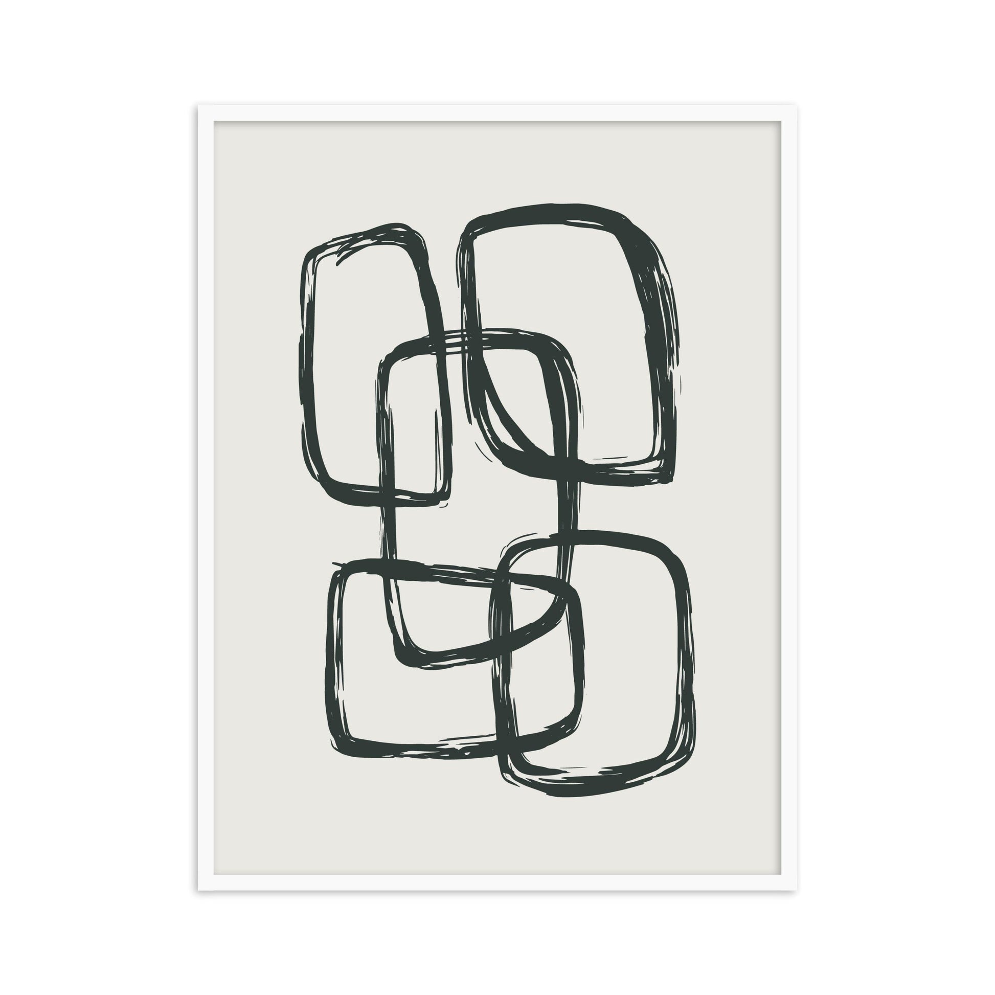 Buy Frames - Abstract Painting Framed Wall Art for Living Room Bedroom and Home Decor - Onyx 2 by The Atrang on IKIRU online store