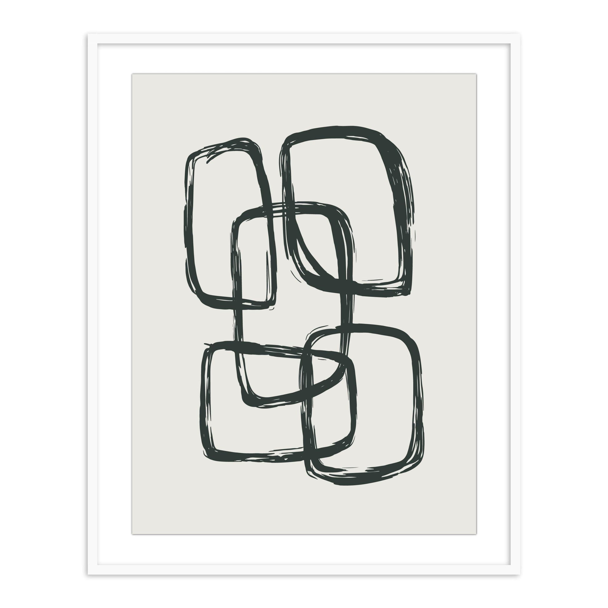 Buy Frames - Abstract Painting Framed Wall Art for Living Room Bedroom and Home Decor - Onyx 2 by The Atrang on IKIRU online store