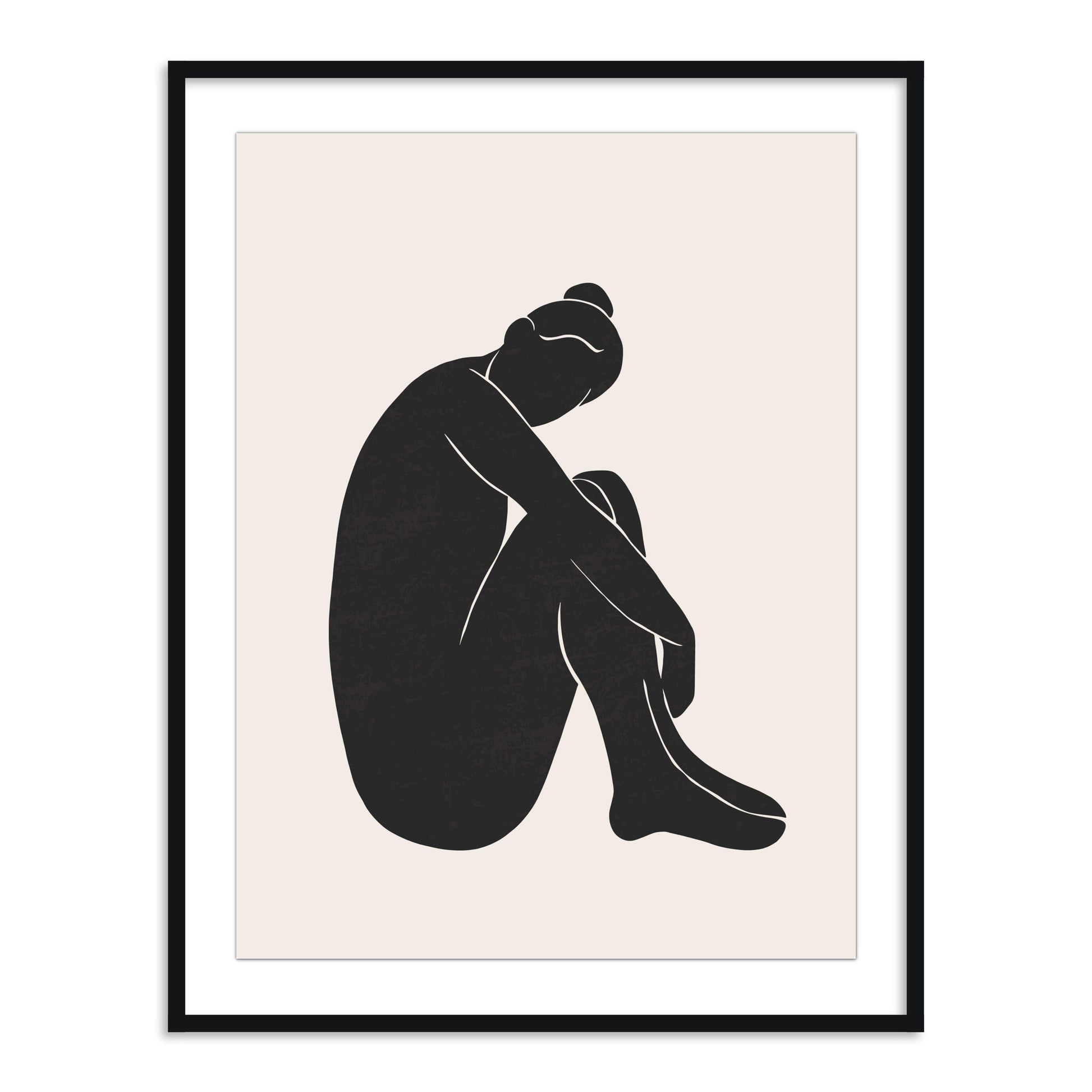 Buy Frames - Abstract Painting Framed Wall Art For Living Room Bedroom and Home Decor-Surmise II by The Atrang on IKIRU online store