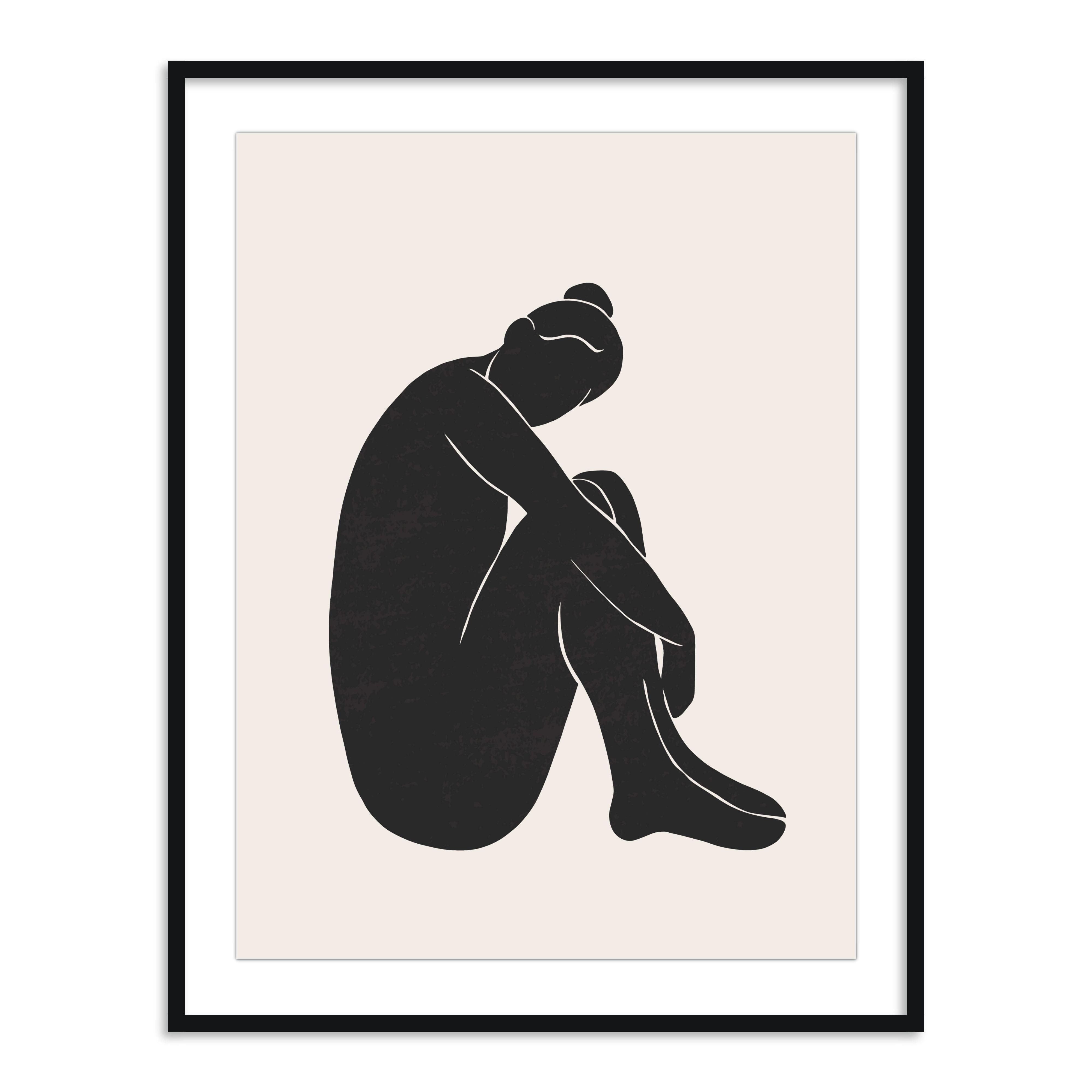 Buy Frames - Abstract Painting Framed Wall Art For Living Room Bedroom and Home Decor-Surmise II by The Atrang on IKIRU online store