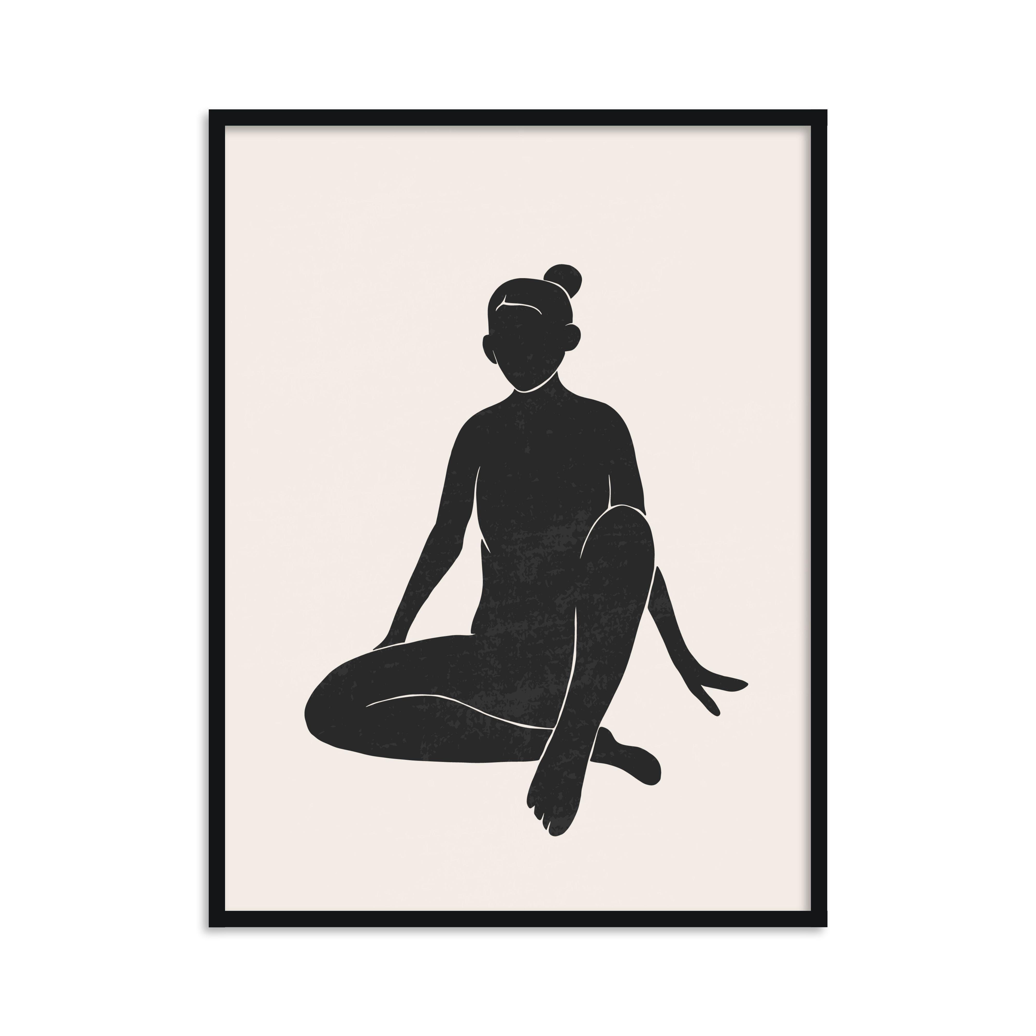 Buy Frames - Abstract Painting Framed Wall Art For Living Room Bedroom and Home Decor-Surmise III by The Atrang on IKIRU online store