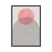 Buy Frames - Abstract Wall Art Painting Frame For Living Room Bedroom and Home Decor Geometric Semicircle by The Atrang on IKIRU online store
