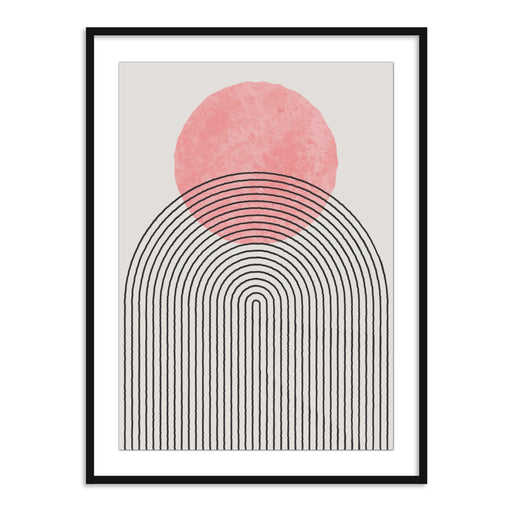 Buy Frames - Abstract Wall Art Painting Frame For Living Room Bedroom and Home Decor Geometric Semicircle by The Atrang on IKIRU online store