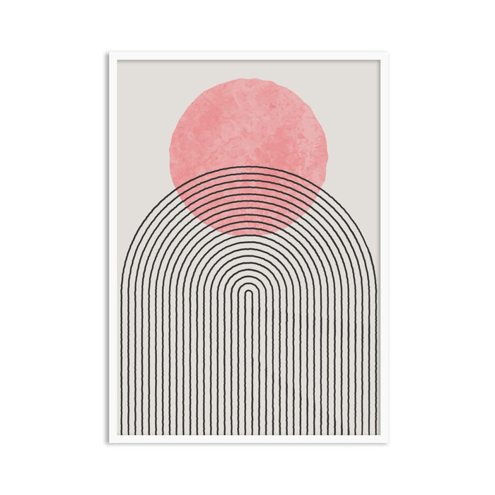 Buy Frames - Abstract Wall Art Painting Frame For Living Room Bedroom and Home Decor Geometric Semicircle by The Atrang on IKIRU online store