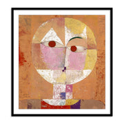 Buy Frames - Colorfull Wall Art Framed Painting For Living Room Bedroom and Home Decor-Senecio (Baldgreis) by Paul Klee by The Atrang on IKIRU online store