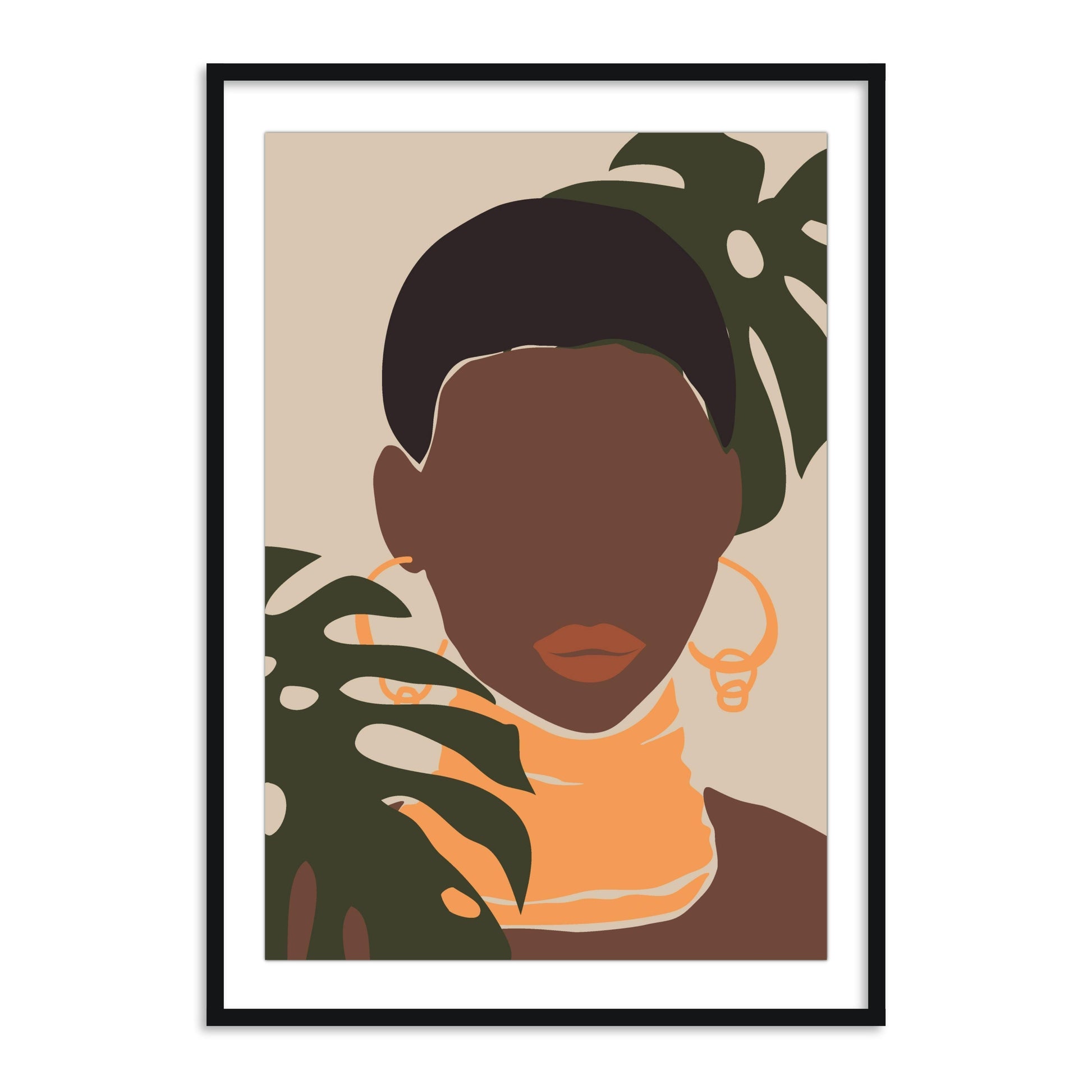 Buy Frames - Colorfull Women Painting Framed Wall Art For Living Room Bedroom and Home Decor- Bella 3 by The Atrang on IKIRU online store