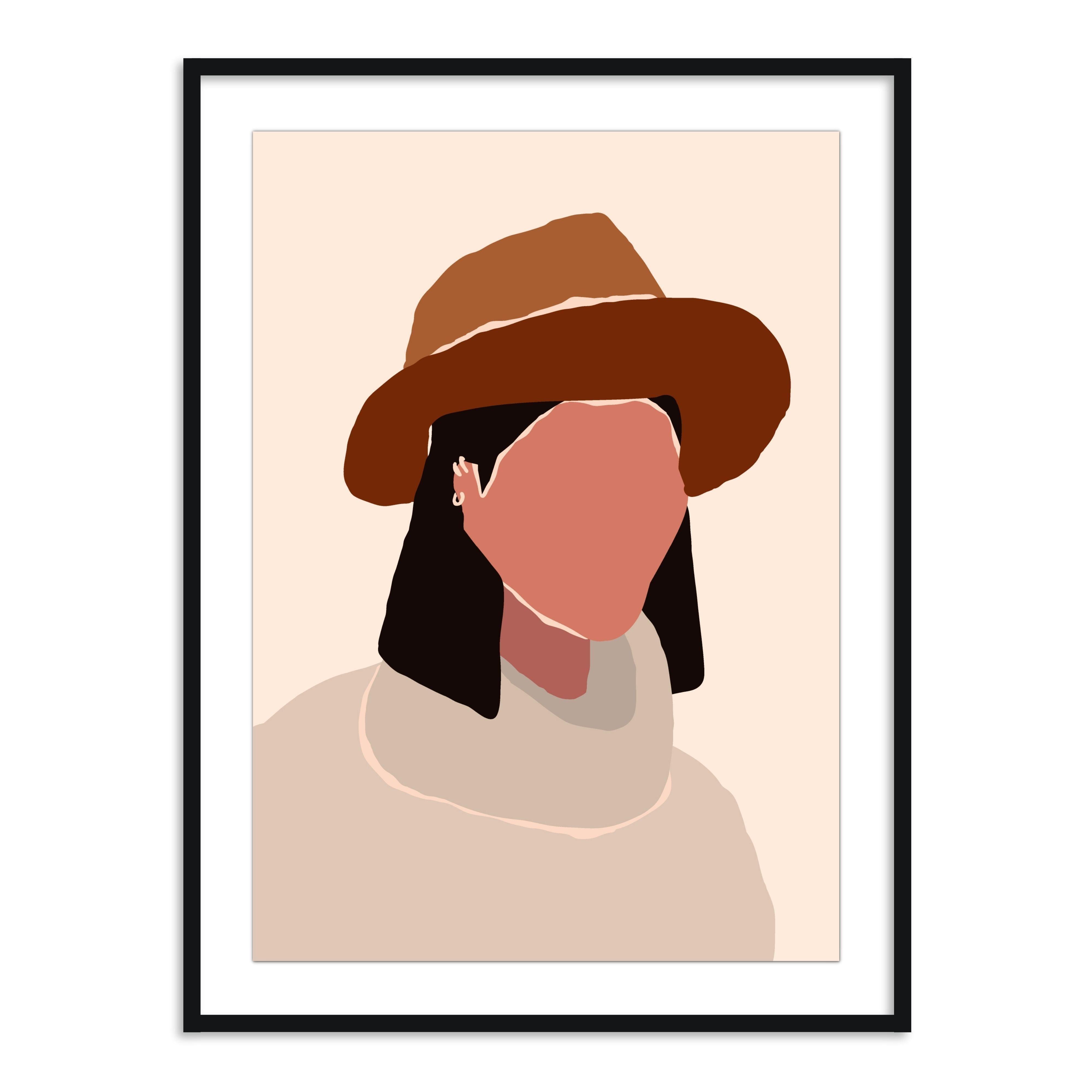 Buy Frames - Colorfull Women Painting Framed Wall Art For Living Room Bedroom and Home Decor-Mystical by The Atrang on IKIRU online store