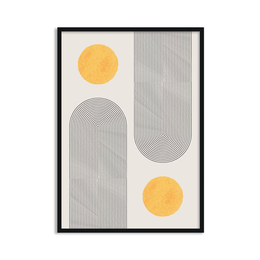 Buy Frames - Geometric Capsule Wall Art Framed Painting For Living Room Bedroom and Home Decor by The Atrang on IKIRU online store