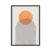 Buy Frames - Geometric Semicircle Abstract Wall Art Painting Frame For Living Room Bedroom and Home Decor by The Atrang on IKIRU online store