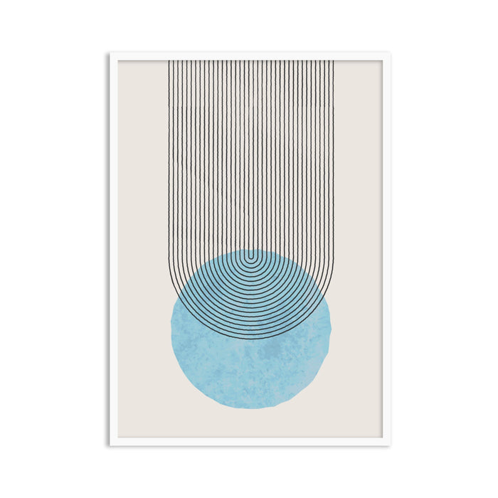 Buy Frames - Geometric Semicircle Design Wall Art Framed Painting For Living Room Bedroom and Home Decor by The Atrang on IKIRU online store