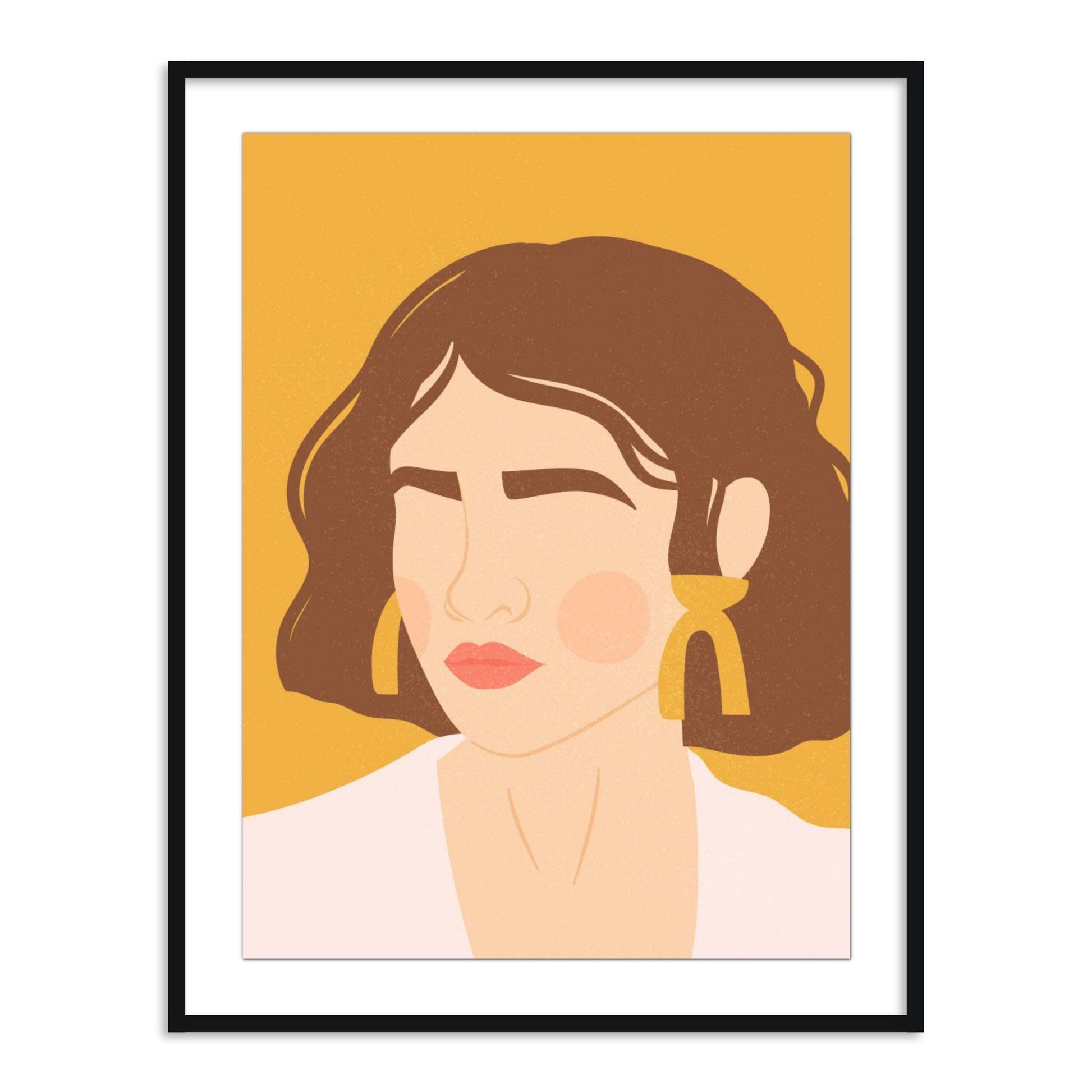 Buy Frames - Glance Colorfull Women Painting Framed Wall Art For Living Room Bedroom and Home Decor by The Atrang on IKIRU online store