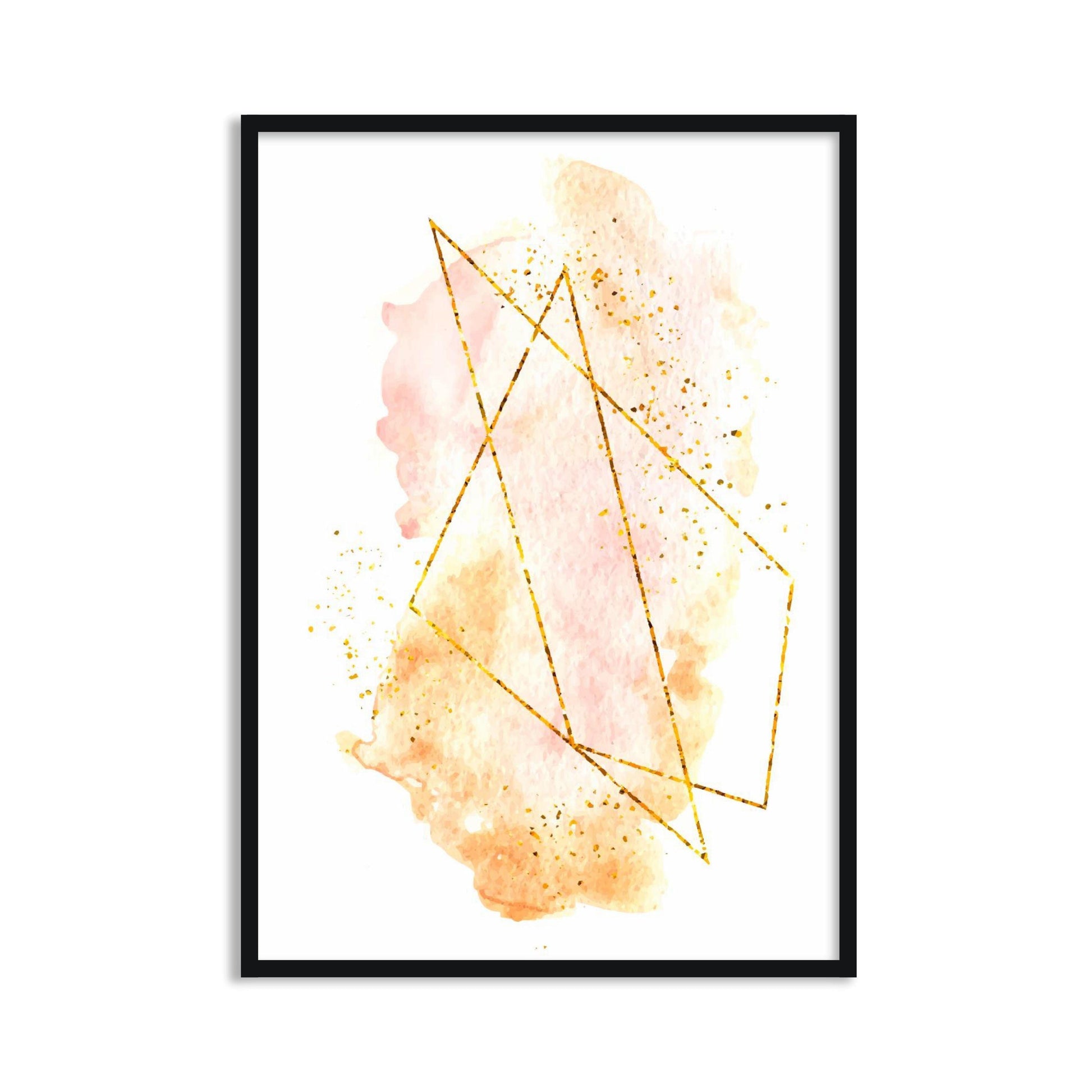 Buy Frames - Golden Baby Abstract Wall Art Painting Frame For Living Room Bedroom and Home Decor by The Atrang on IKIRU online store