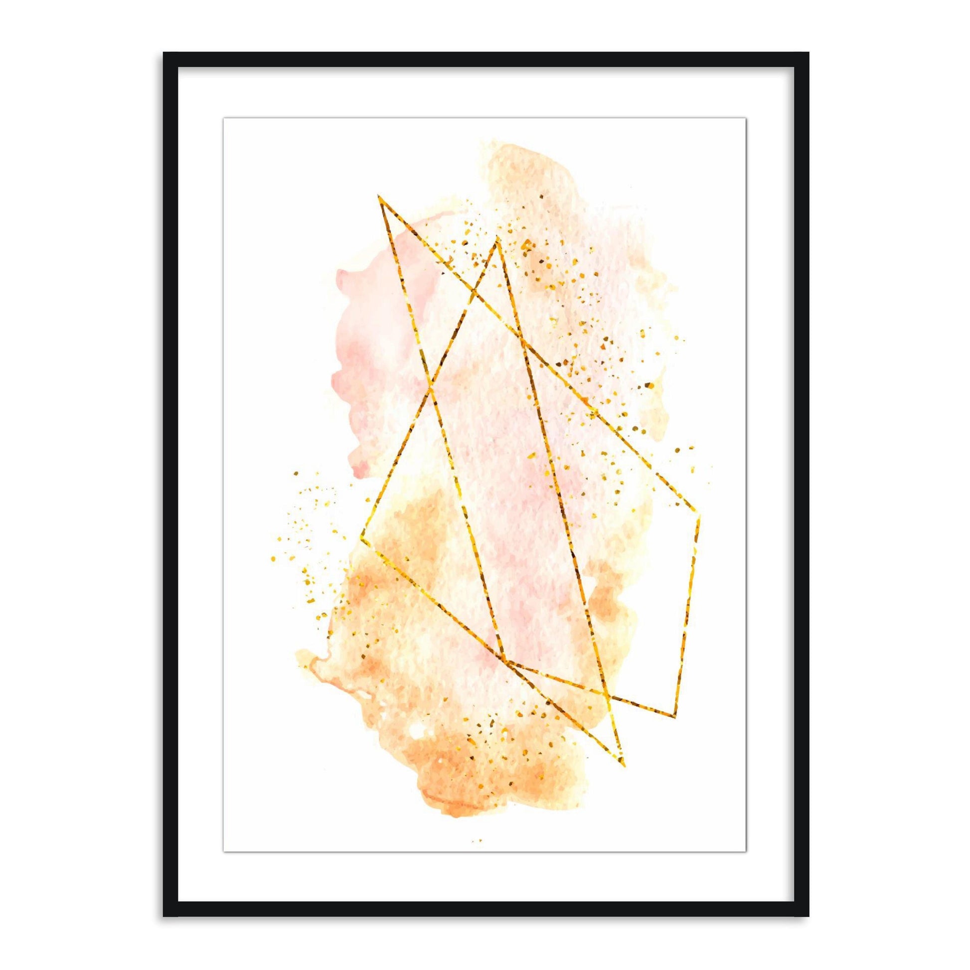 Buy Frames - Golden Baby Abstract Wall Art Painting Frame For Living Room Bedroom and Home Decor by The Atrang on IKIRU online store