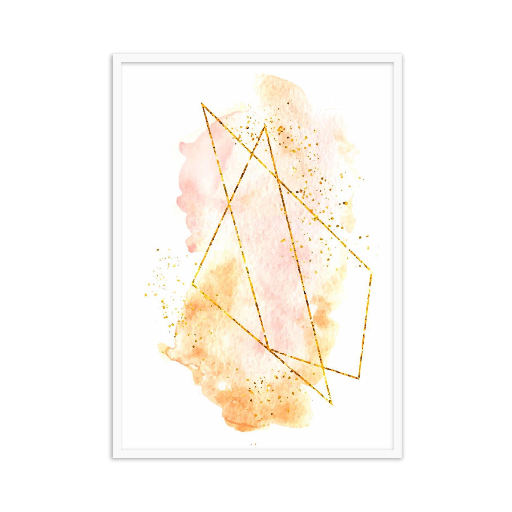 Buy Frames - Golden Baby Abstract Wall Art Painting Frame For Living Room Bedroom and Home Decor by The Atrang on IKIRU online store