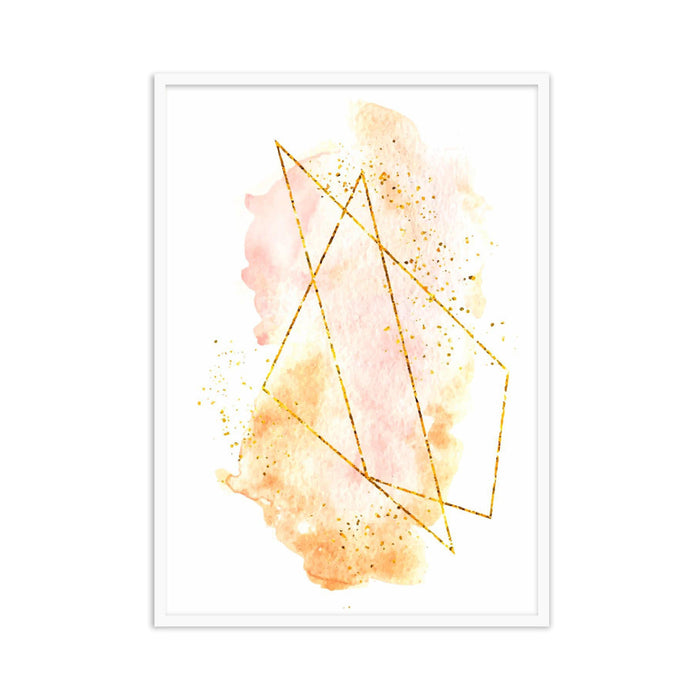 Buy Frames - Golden Baby Abstract Wall Art Painting Frame For Living Room Bedroom and Home Decor by The Atrang on IKIRU online store