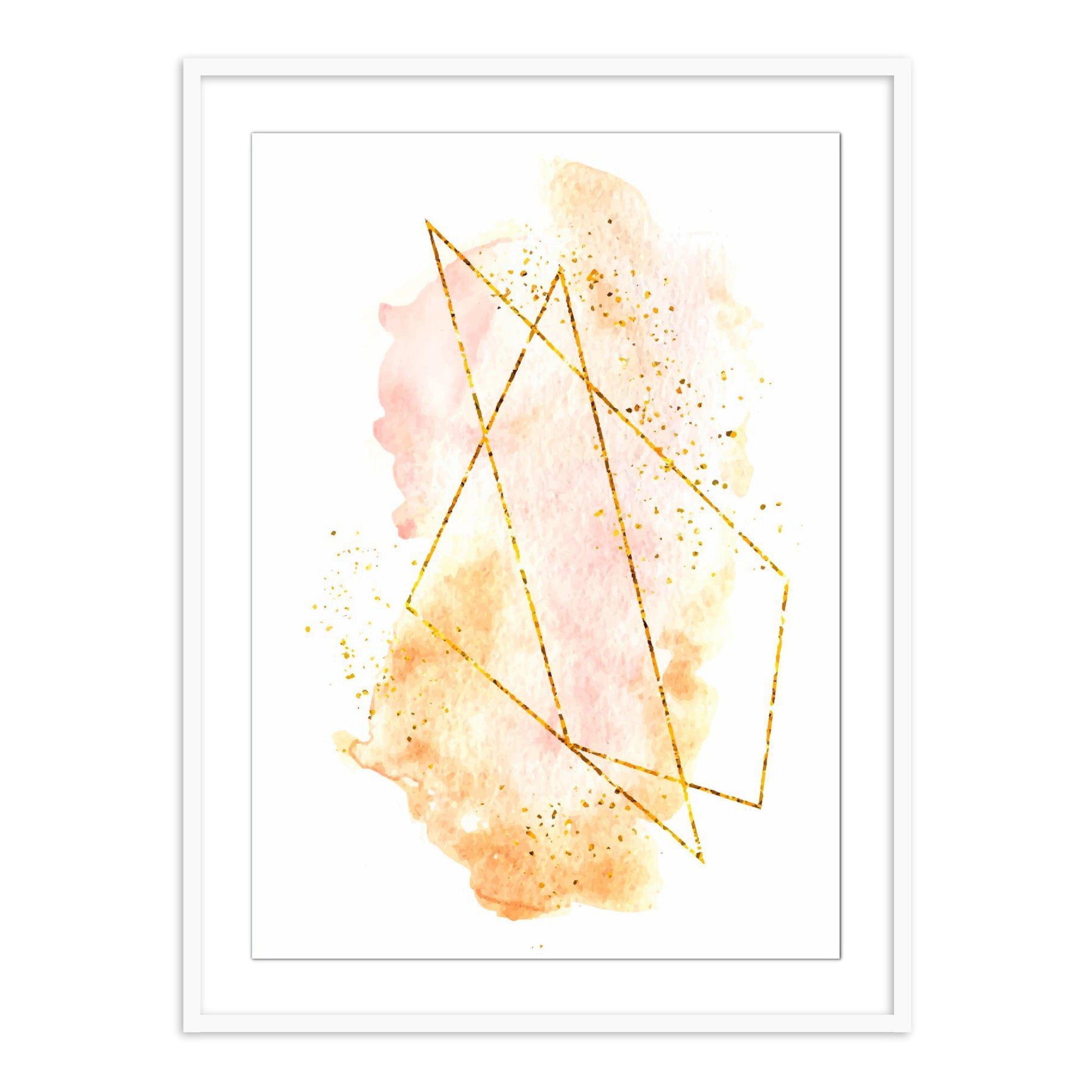 Buy Frames - Golden Baby Abstract Wall Art Painting Frame For Living Room Bedroom and Home Decor by The Atrang on IKIRU online store