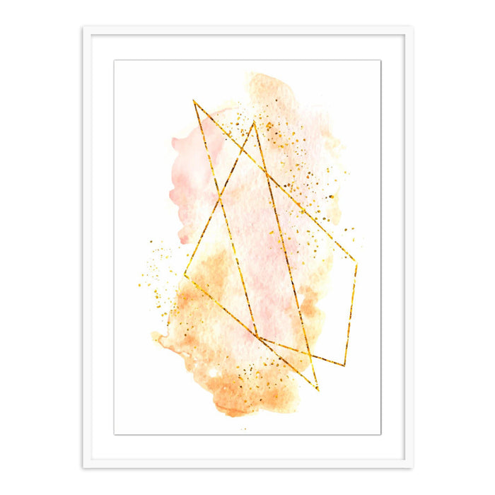 Buy Frames - Golden Baby Abstract Wall Art Painting Frame For Living Room Bedroom and Home Decor by The Atrang on IKIRU online store