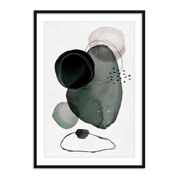 Buy Frames - Ink Black White Painting | Abstract Fine Art by The Atrang on IKIRU online store