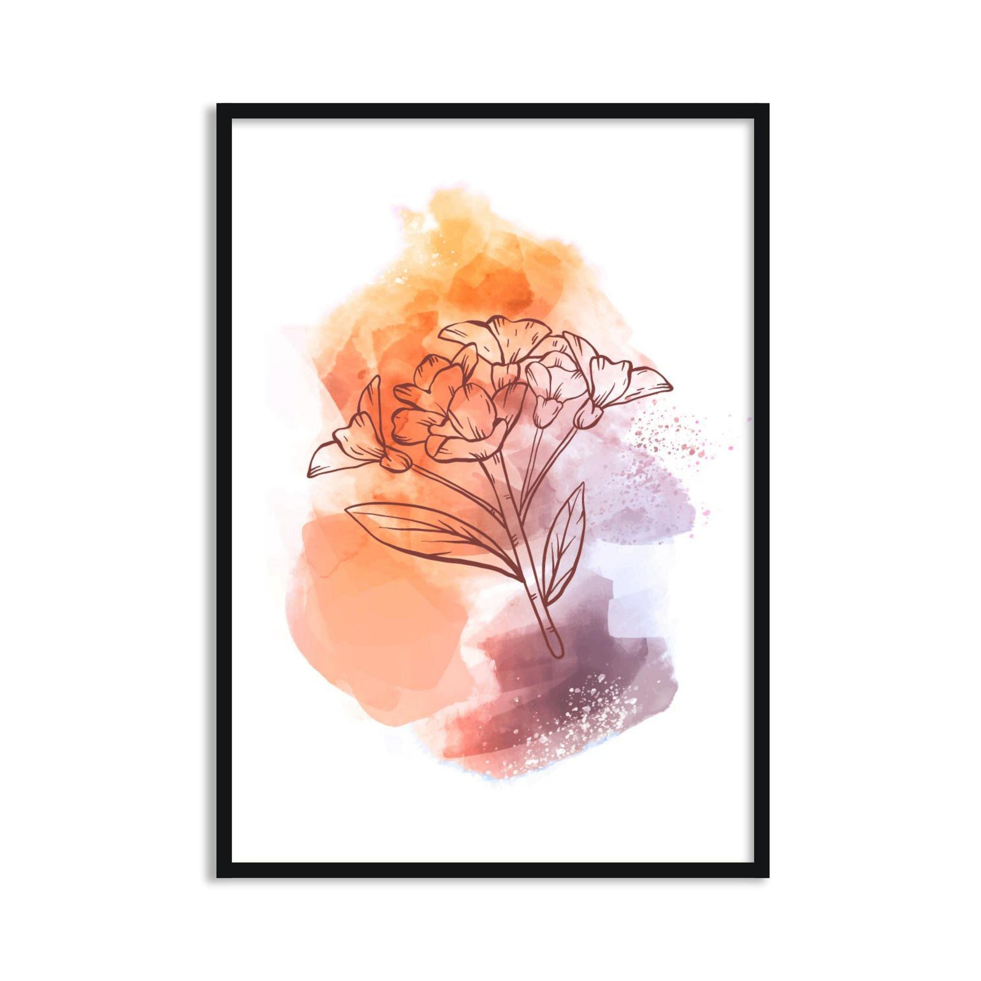 Buy Frames - Jasmine Abstract Wall Art Painting Frame For Living Room Bedroom and Home Decor by The Atrang on IKIRU online store