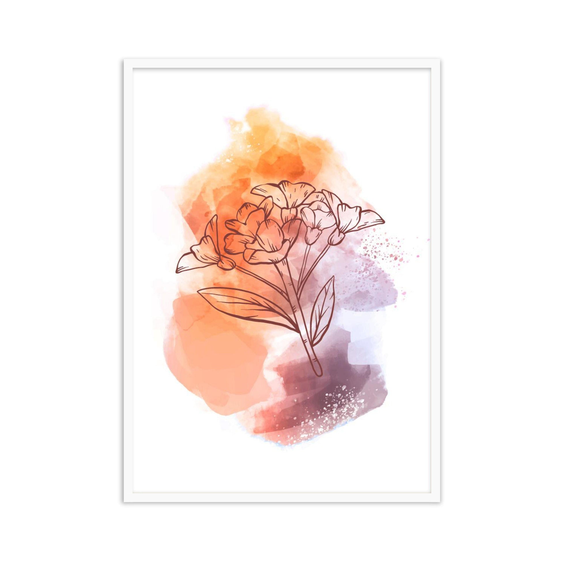 Buy Frames - Jasmine Abstract Wall Art Painting Frame For Living Room Bedroom and Home Decor by The Atrang on IKIRU online store