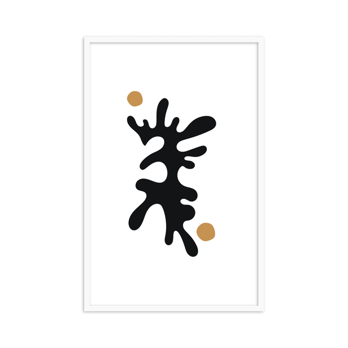 Buy Frames - Leaf abstract Wall Frame Decor Painting Art For Living Room, Bedroom and Modern Home by The Atrang on IKIRU online store
